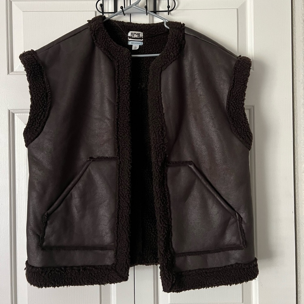 Future Collective Brown Sherpa Jacket